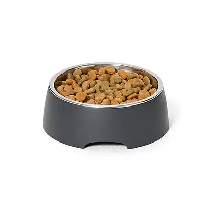 Snooza Concrete & Stainless Steel Bowl Charcoal