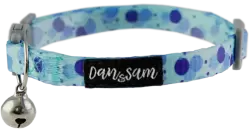 Dan & Sam Adjustable Polyester Webbing Collar Dazzling Dots