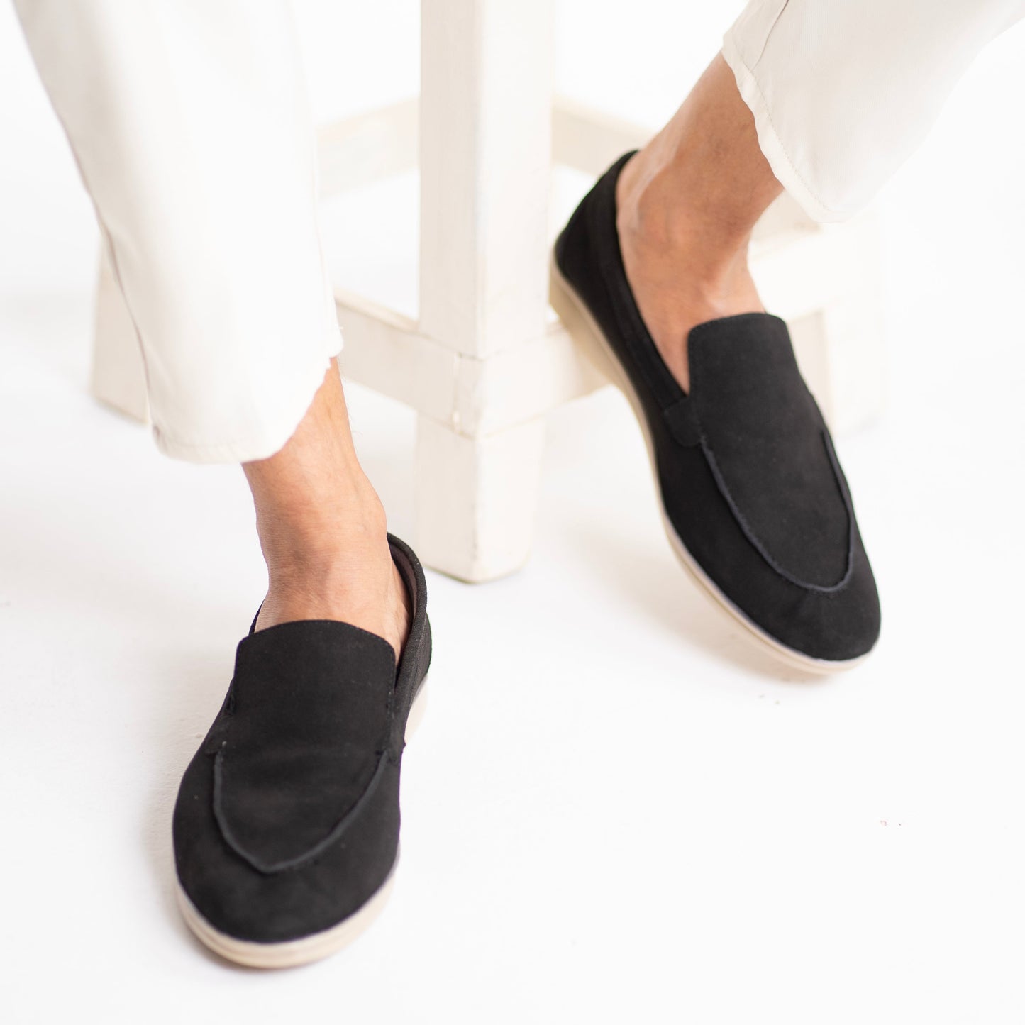Zuqo Old Money Loafer - Suede Black
