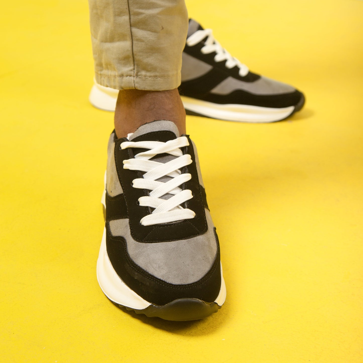 Zuqo Men's Sneaker : Urban - Ash Black