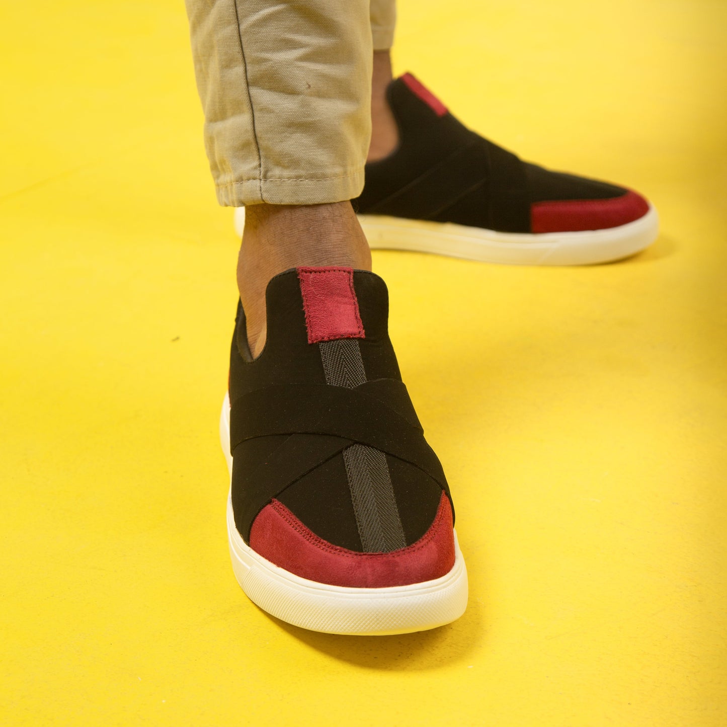 Zuqo Men's Sneaker - Wine Dragon