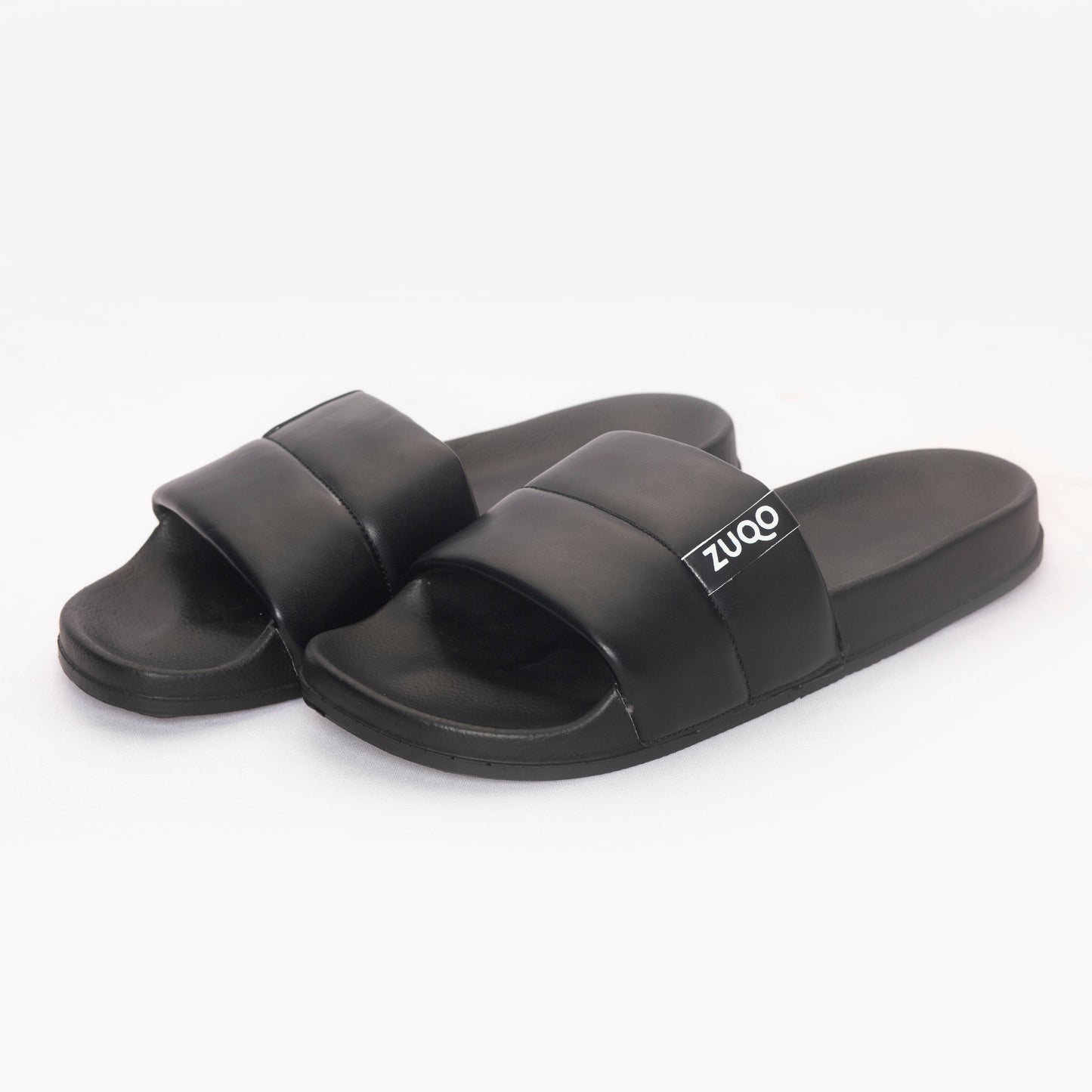 Zuqo Mens Slides / Slipper - Black