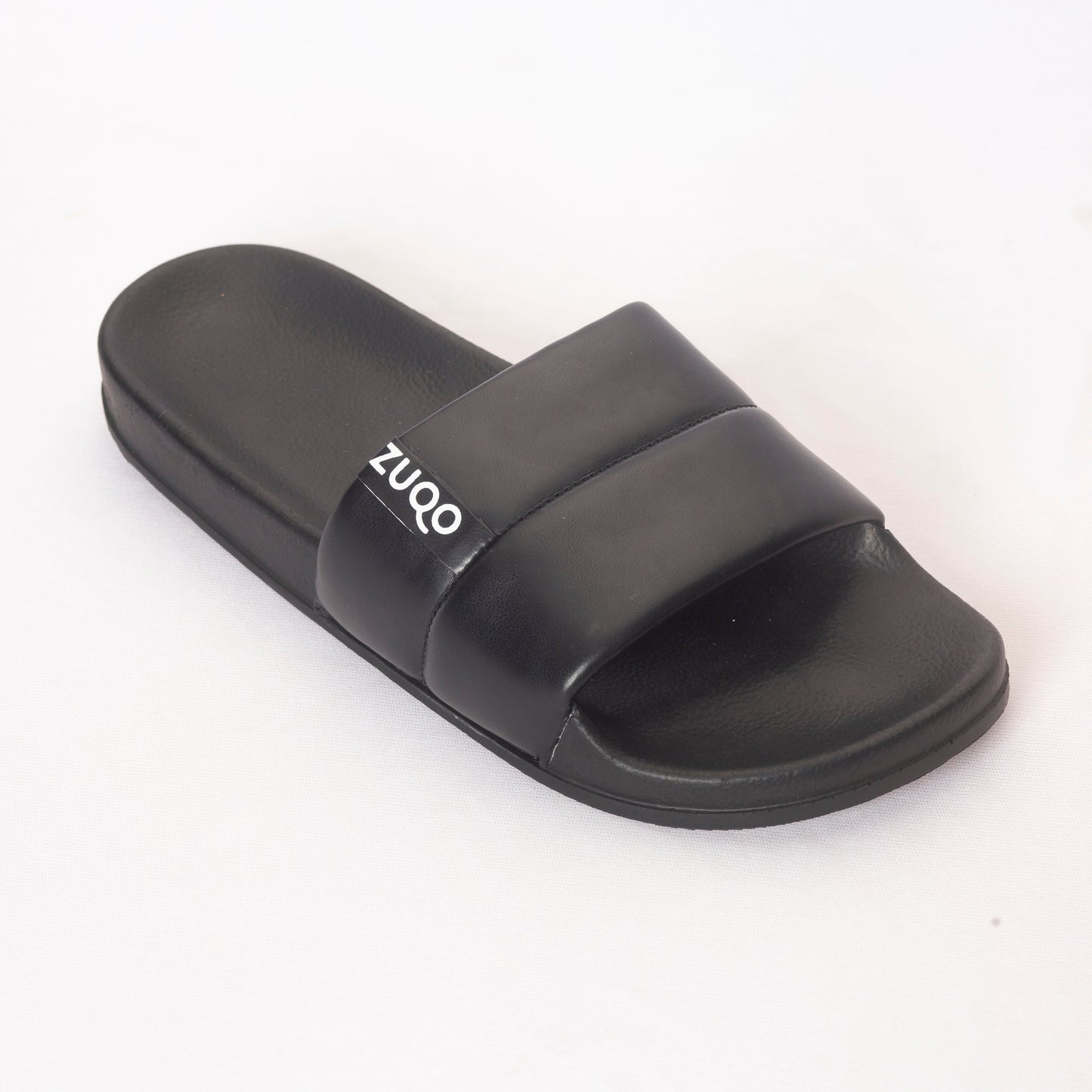 Zuqo Mens Slides / Slipper - Black