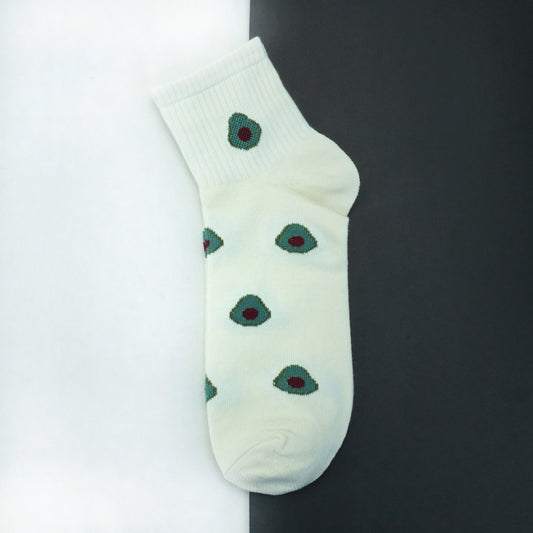 Avocado Socks - White