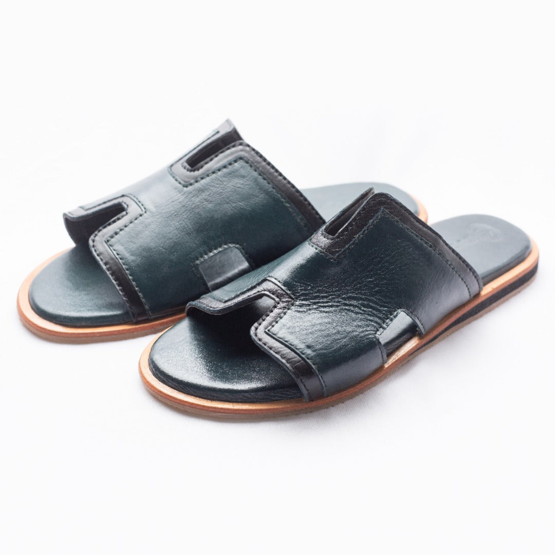 Green Zen - Leather Sandal