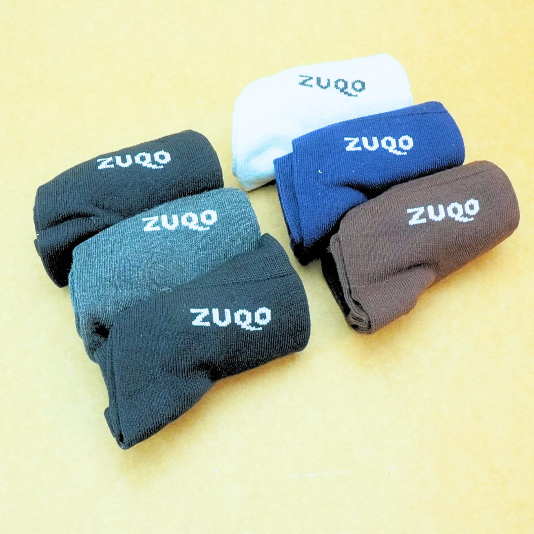 Zuqo Solid Socks 6 pcs Combo Pack