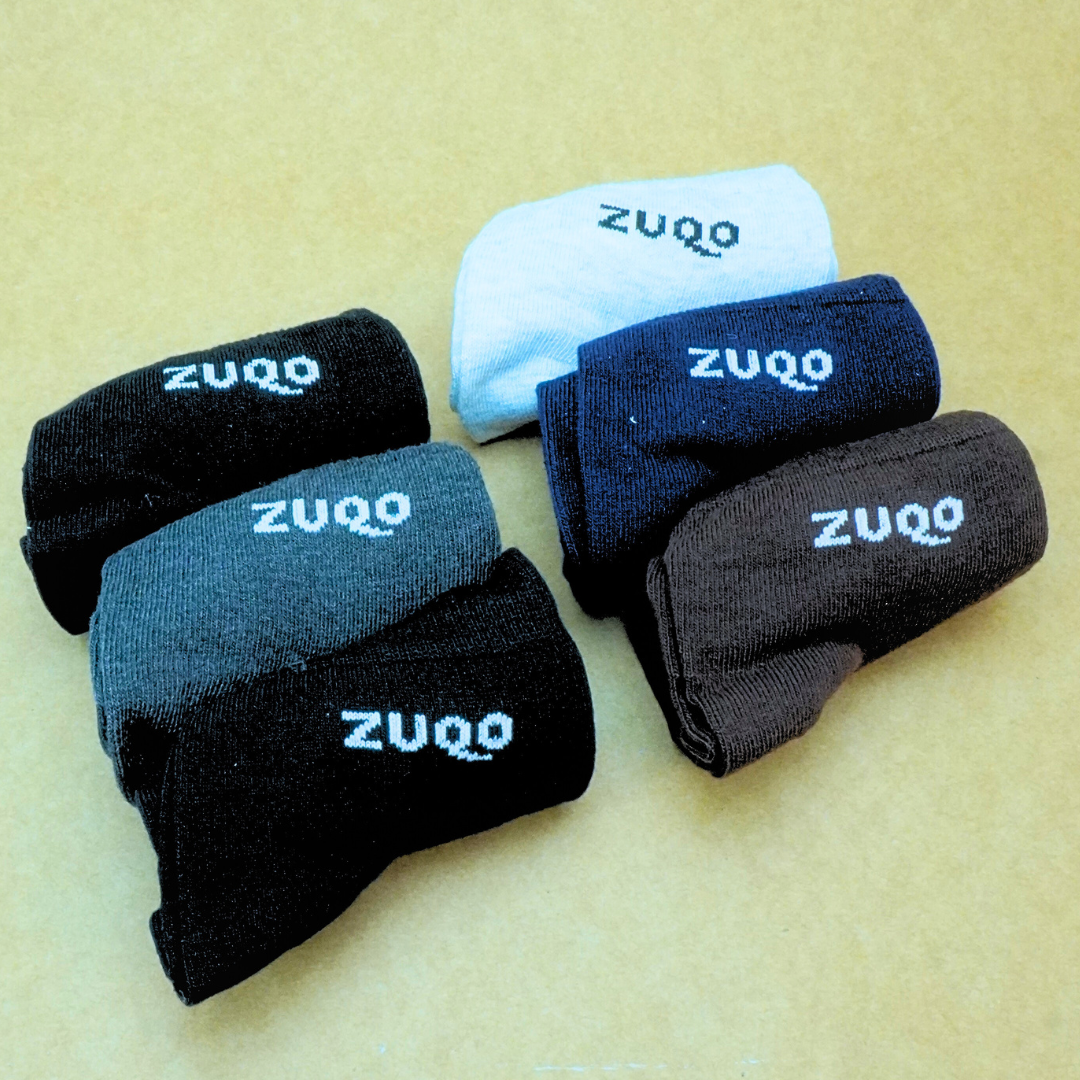 Zuqo Solid Socks 6 pcs Combo Pack