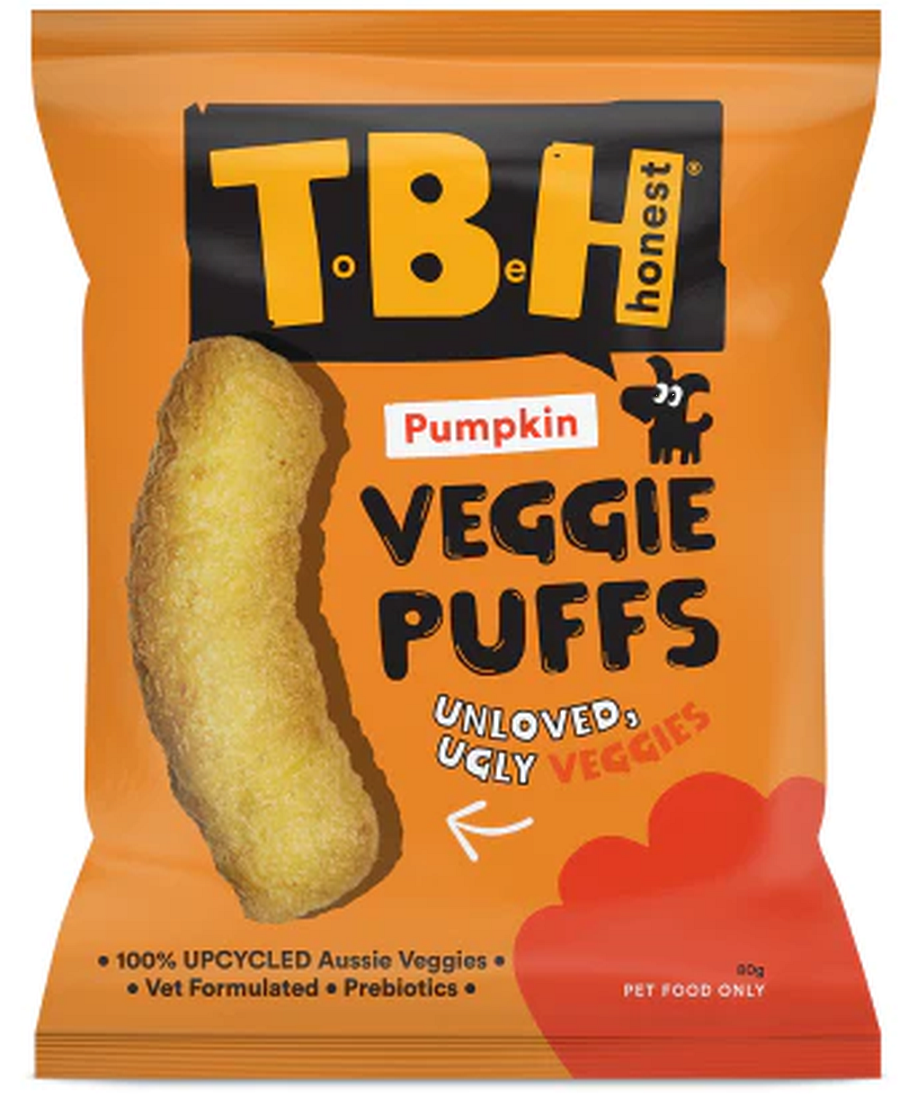 TBH Veggie Puffs With Pumpkin Dog Treats 80g