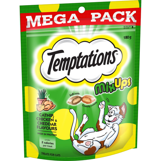 Temptations Cat Treats Mix Ups Chicken, Catnip and Cheddar