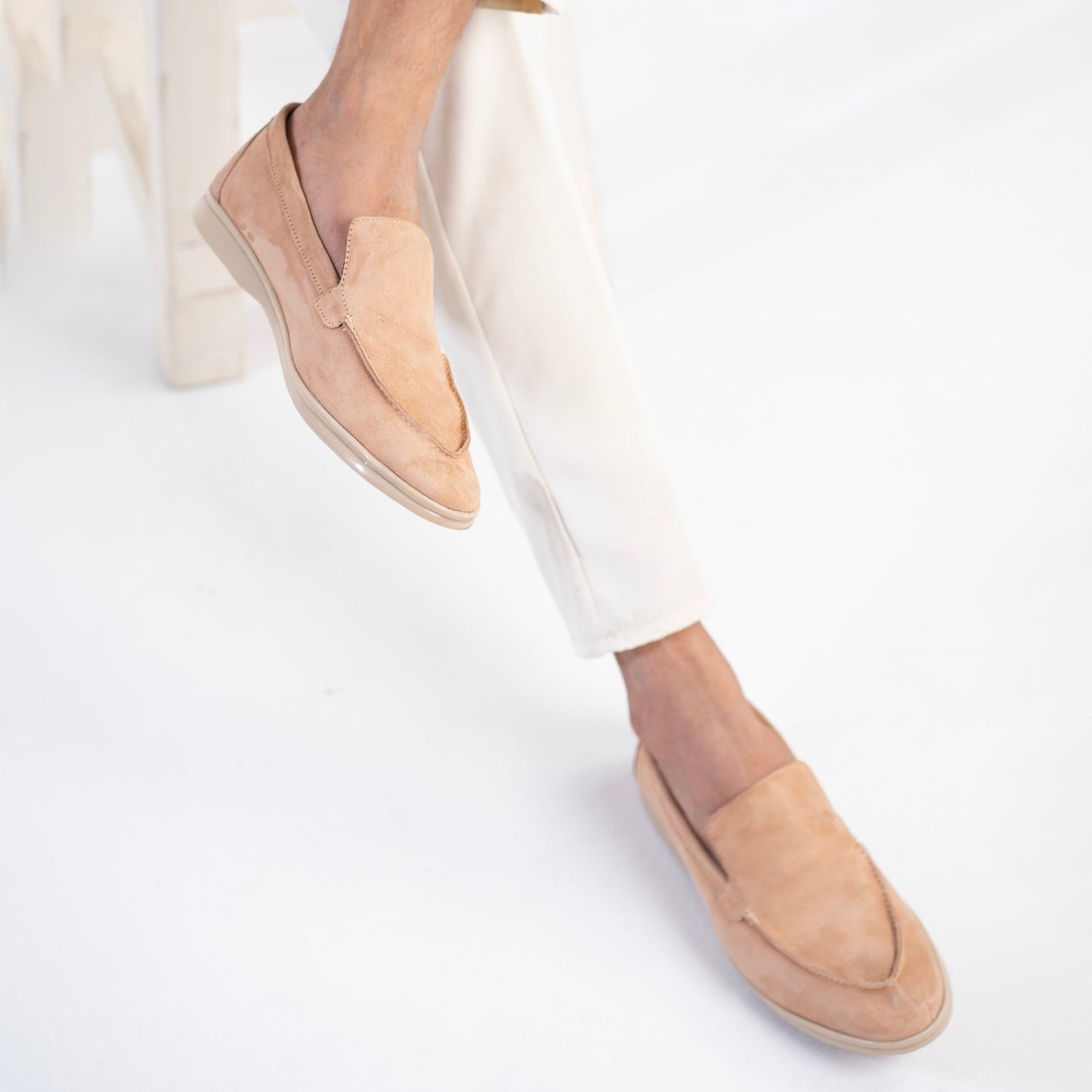 Zuqo Old Money Loafer   - Stone Beaige
