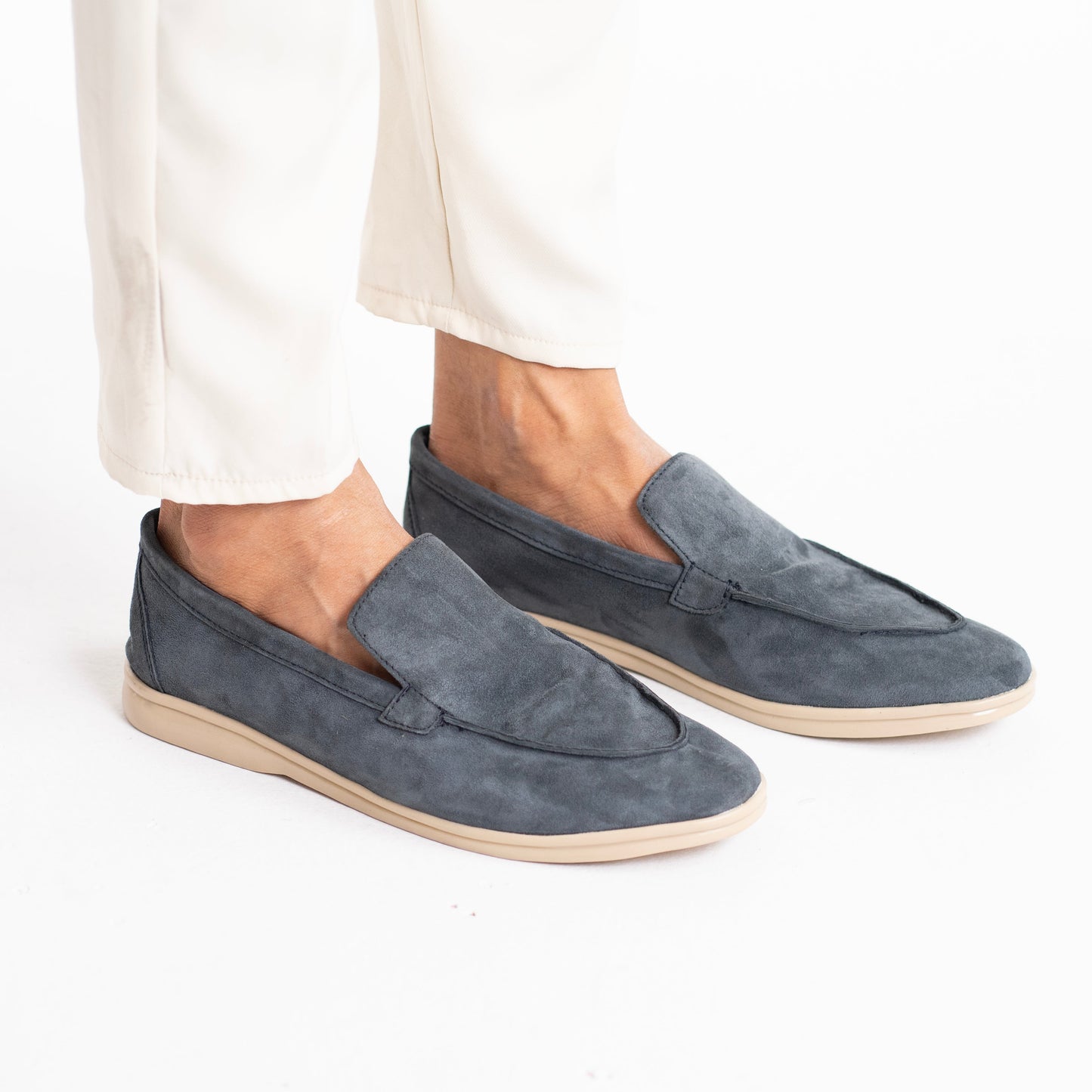 Zuqo Old Money Loafer   - Navy Blue