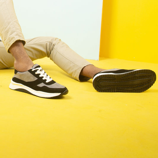Zuqo Men's Sneaker : Urban - Ash Black
