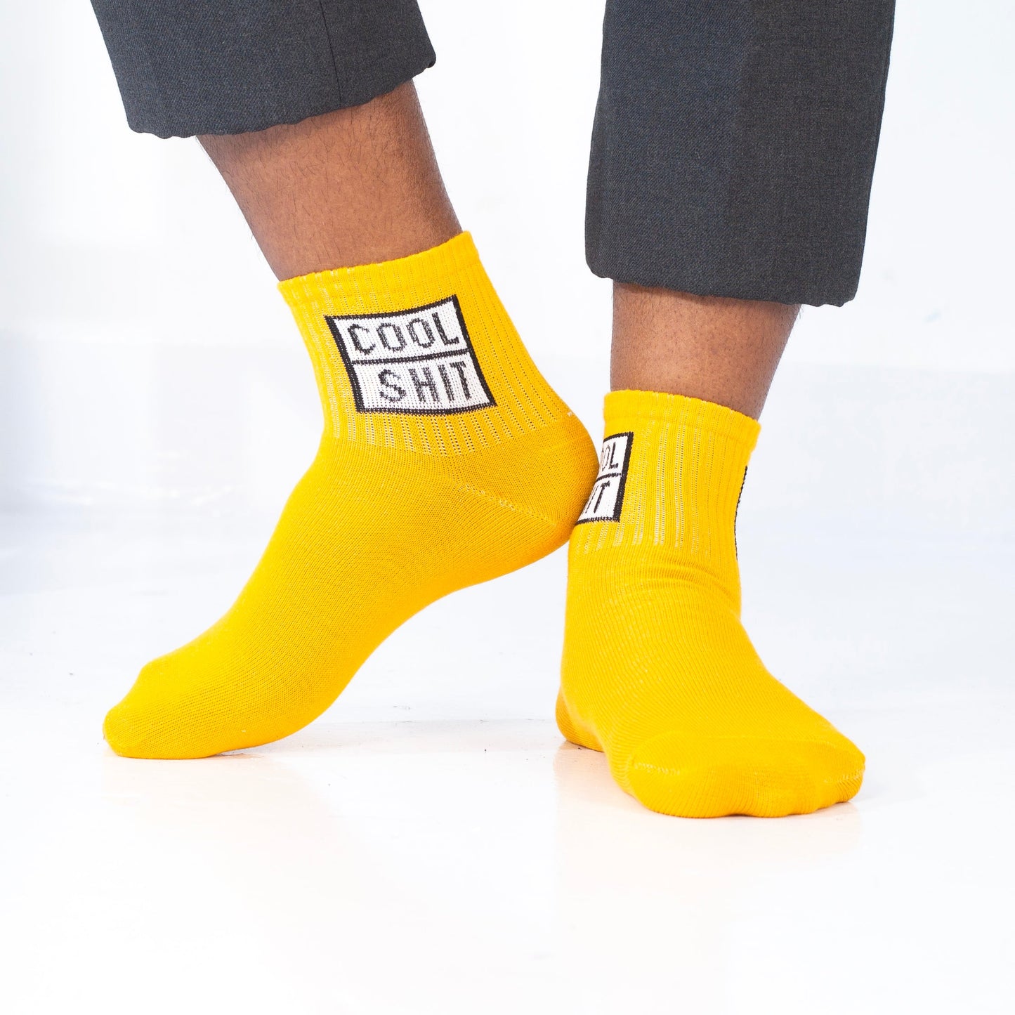 Cool Shit Socks - Yellow