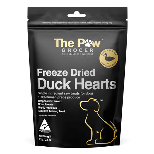 The Paw Grocer Duck Heart Dog Treats