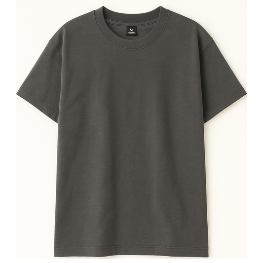 Drop Shoulder T shirt - Gray