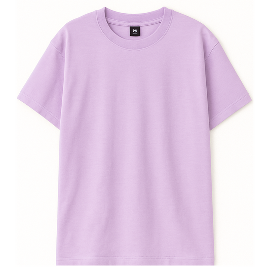 Drop Shoulder T shirt - Lavender