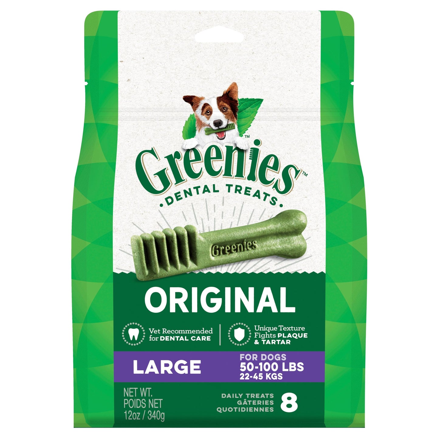 GREENIES Canine Dental Dog Treats Original Large