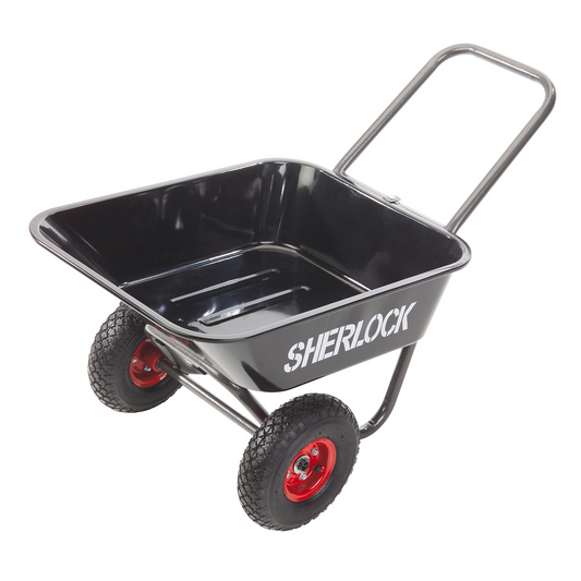 Sherlock 45L Black Steel Tray Cart