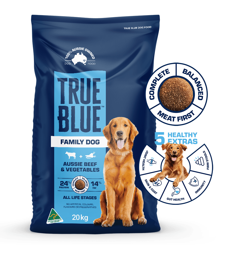 True Blue Family Dog Beef & Veg Dry Food 20kg